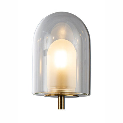 EURO Satin Brass LED Pendant Light - 10 Light