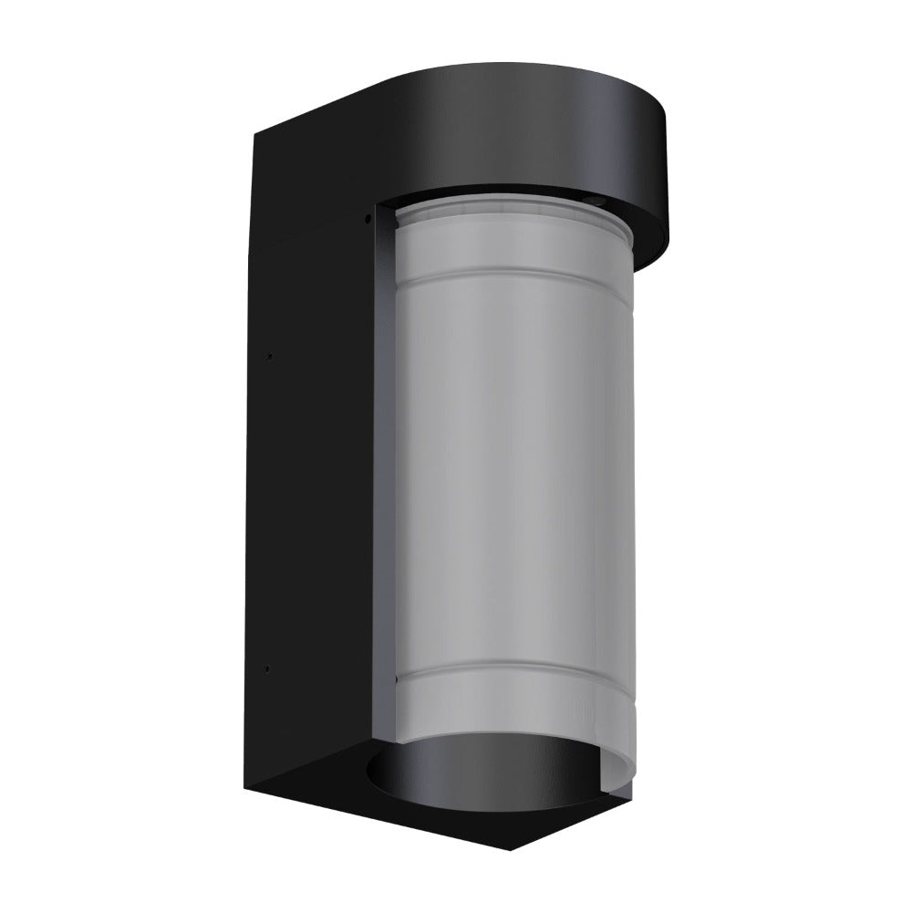 Domus MILEY - 10W LED Tri-Colour Modern Exterior Downward Wall Light IP65