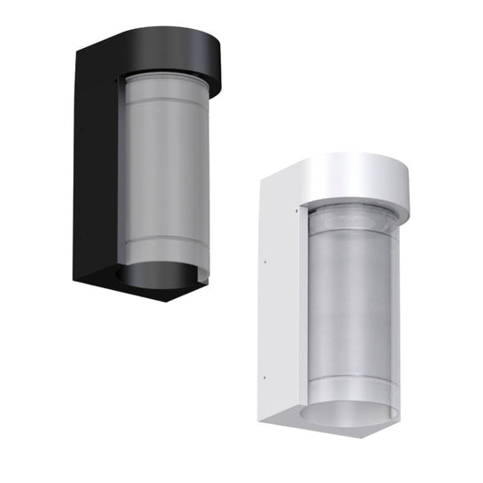 Domus MILEY - 10W LED Tri-Colour Modern Exterior Downward Wall Light IP65