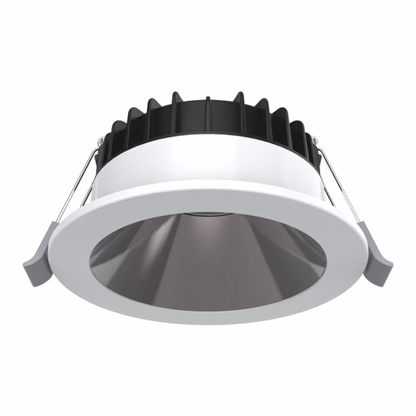 Domus Swap Deep 8W White Gunmetal TRIO LED Downlight - 90mm cut out