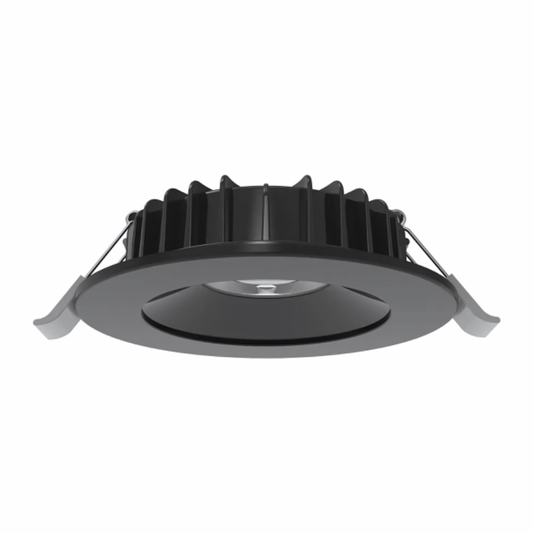 Domus Swap Sleek 8W Black TRIO LED Downlight - 90mm cut out