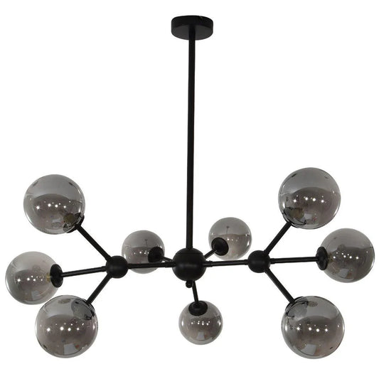 MODI Matte Black Pendant Light - 9 Light