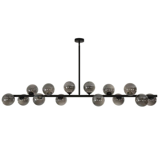 MODI Matte Black Pendant Light - 14 Light