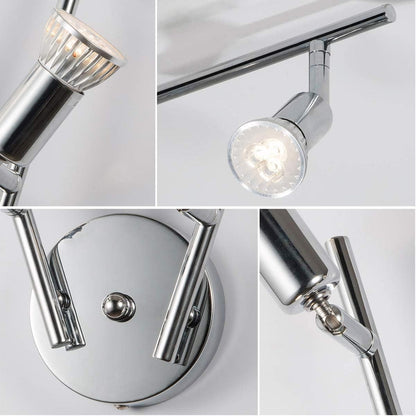 Modern 4 Light Track Lighting Kit LED (Chrome)