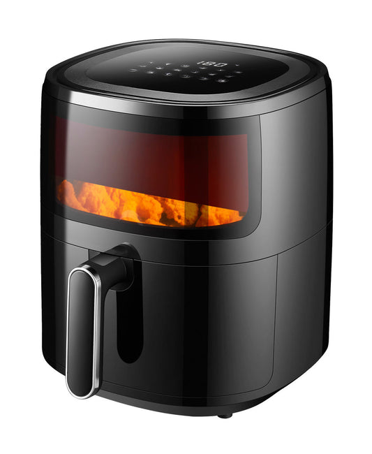 6L Digital Air Fryer w/ 1600W & Glass Window