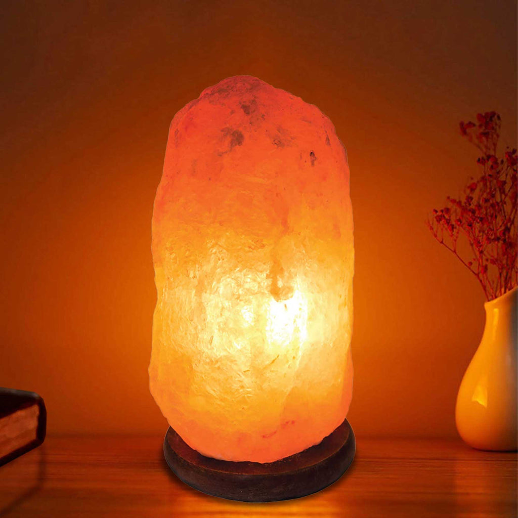 12V 12W 1-2 Kgs Himalayan Pink Salt Lamp Natural Rock Crystal Light Bulb On/Off