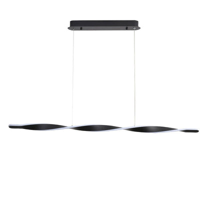 AEON 1200mm 29W LED Pendant Light Black 3CCT-LED Pendants-Oriel Lighting