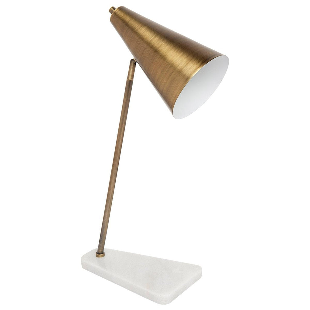 Jaggar Marble Task Lamp--Cafe Lighting and Living