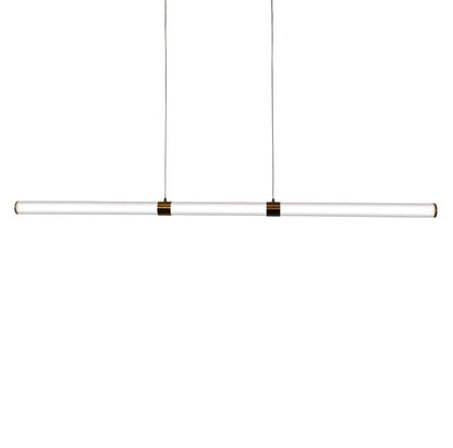 KALLITA 30W Bronze LED Linear Pendant Light-Pendant Light-Oriel Lighting