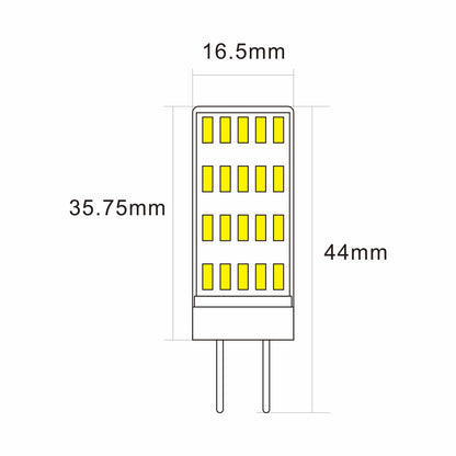 12V 3W AC/DC G4 Dimmable LED Bi-Pin in Warm White Liquidleds, LED Light Bulbs, 12v-3w-g4