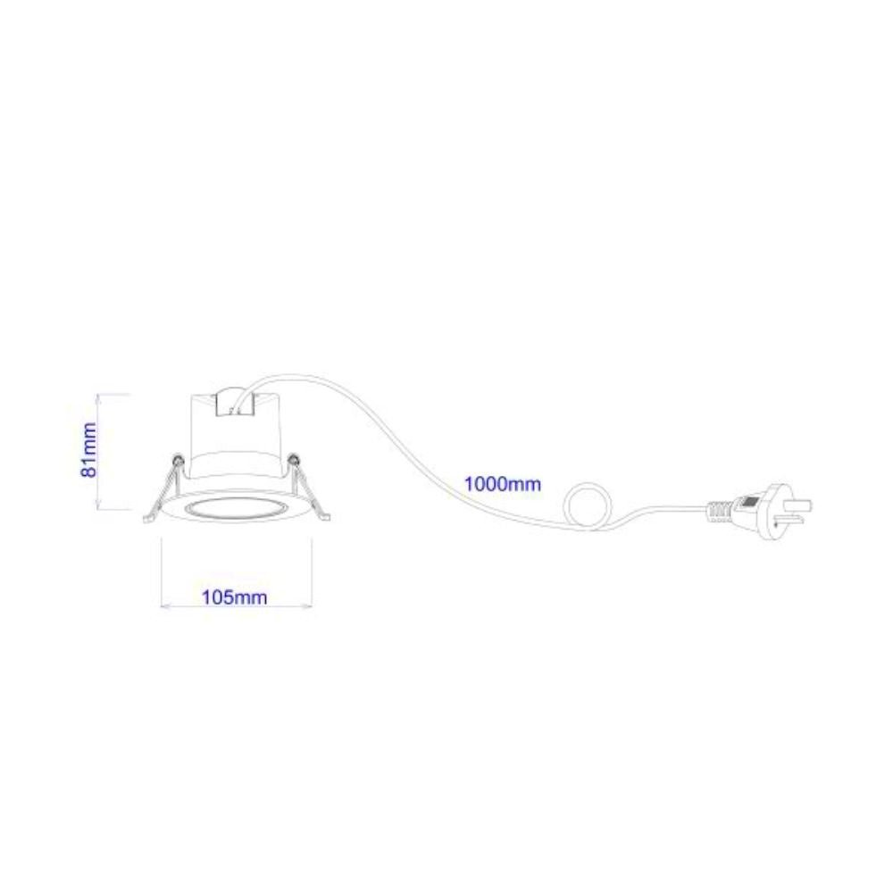 CLA COMET - 9W LED Tri-CCT Gimbal Low Glare Downlight 90mm cut out CLA Lighting, DOWNLIGHTS, cla-comet-9w-led-tri-cct-gimbal-low-glare-downlight-90mm-cut-out