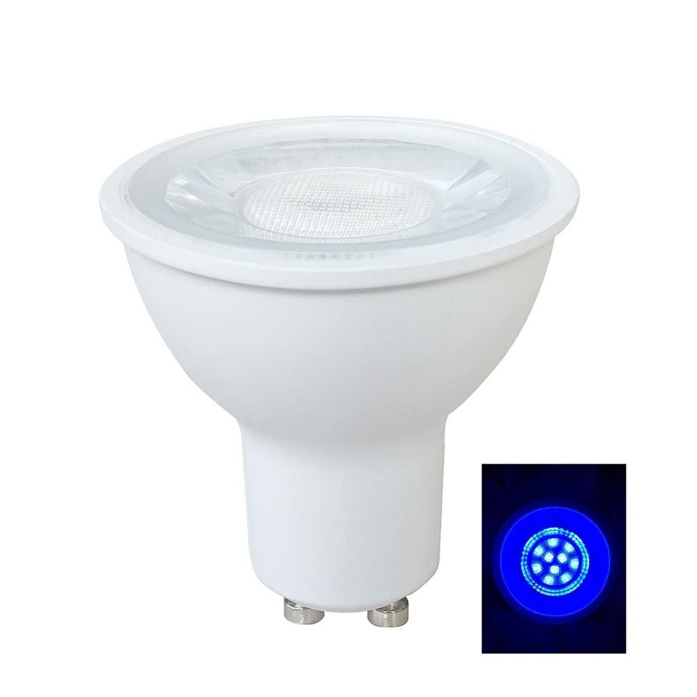 CLA GU10 - 5W LED GU10 Shape Coloured Globe - Blue/Green-GLOBES-CLA Lighting