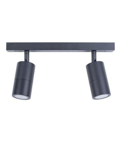 CLA PG2BAR - 2xGU10 2 Light Bar Adjustable Rail Ceiling Spot Light IP44-Ceiling Light Fixtures-CLA Lighting