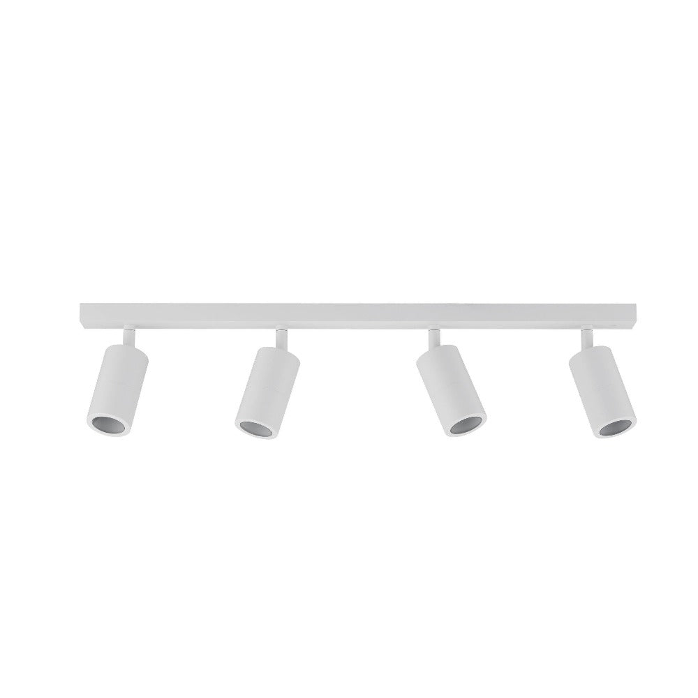 CLA PG4BAR - 4xGU10 4 Light Bar Adjustable Rail Ceiling Spot Light IP44-CEILING LIGHTS-CLA Lighting