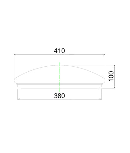 CLA SMTOYS1 LED Smart White Round Dimmable Tri-CCT Oyster Light CLA Lighting, Ceiling & Wall, cla-smtoys1-led-smart-white-round-dimmable-tri-cct-oyster-light