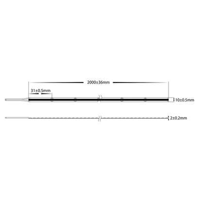 COB Viper LED Strip Kit 10w 2m 3000k Havit Lighting - VPR9763IP20-512-2M-COB strip-Havit Lighting