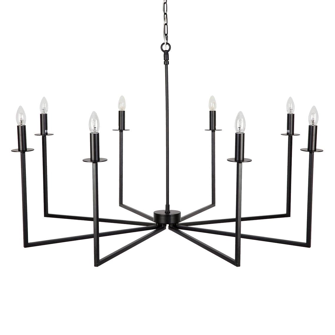 Cohen Chandelier - Black-Chandeliers-Cafe Lighting and Living