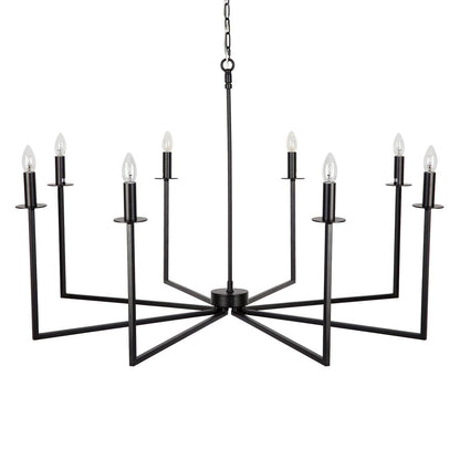 Cohen Chandelier - Black-Chandeliers-Cafe Lighting and Living