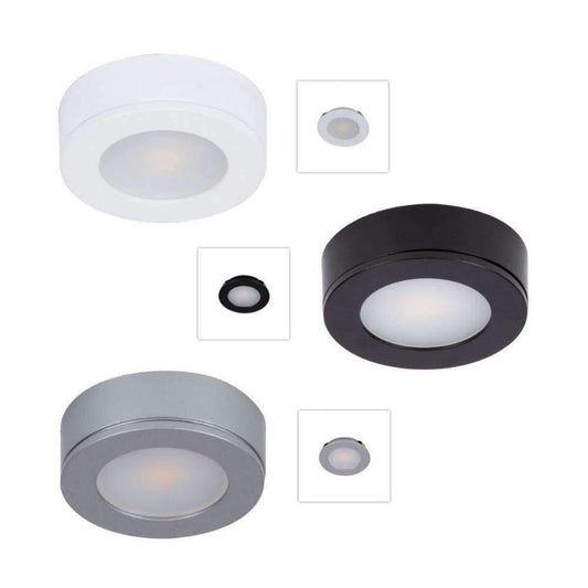 Domus ASTRA-4 - 4W 12V Recessed/Surface Mounted LED Cabinet Light - DRIVER REQUIRED-DOWNLIGHTS-Domus Lighting