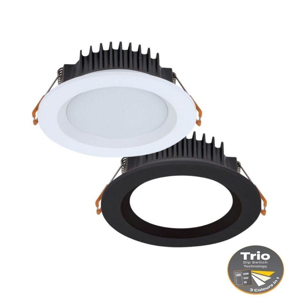 Domus BOOST-10 - 10W Colour Switchable LED Downlight IP54 240V - TRIO Domus, LED Downlight, domus-boost-10-10w-colour-switchable-led-downlight-ip54-240v-trio