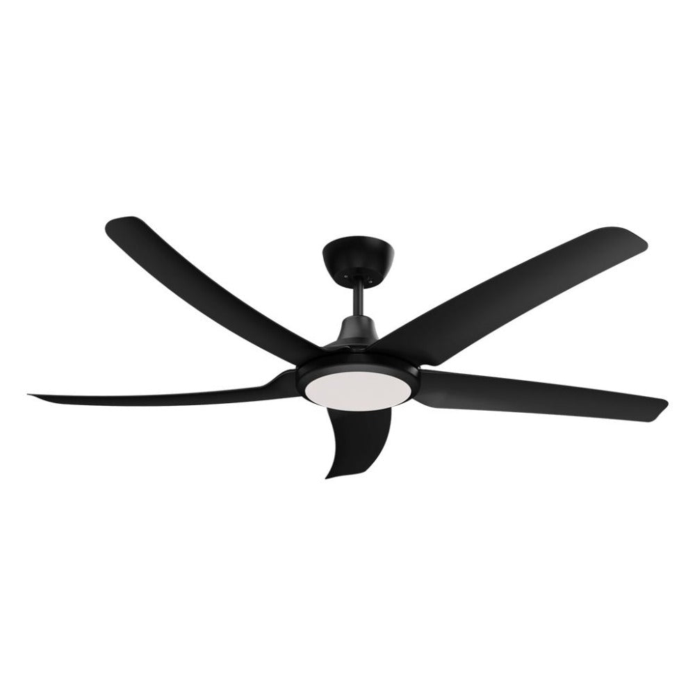 Domus HOVER-56-LIGHT - 5 Blade 56" DC Ceiling Fan with Switchable CCT LED Light Domus, FANS, domus-hover-56-light-5-blade-56