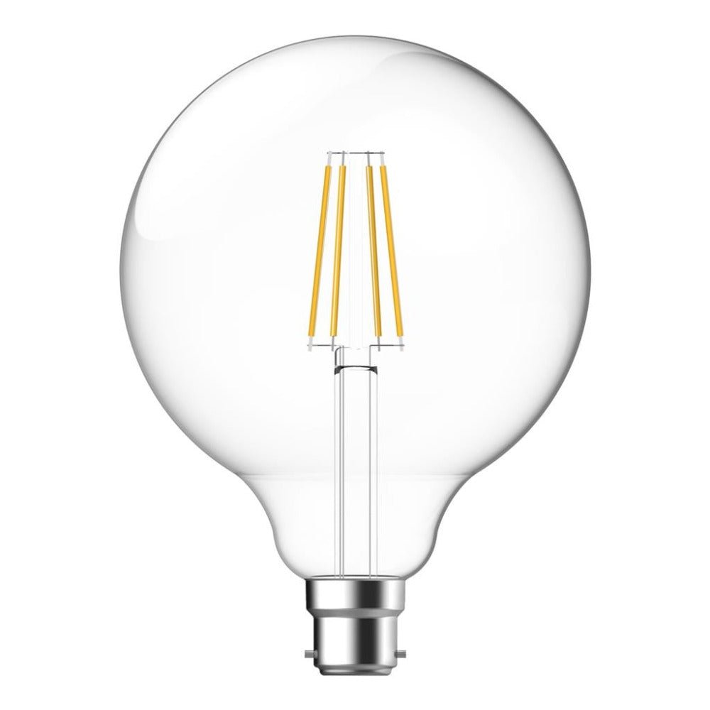 7.8W LED Dimmable G120 Spherical Shape Filament Glass Globe - B22/E27 Domus, GLOBES, domus-lf-g120-7-8w-led-dimmable-g120-spherical-shape-filament-glass-globe-b22-e27