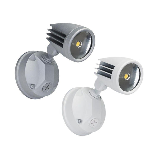 Domus MURO-15 - 15W LED Single Head Exterior Spotlight IP54 - 5000K-OUTDOOR-Domus