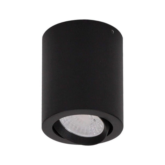 Domus NEO-10-SM-TILT - 10W LED Single Colour Dimmable Tiltable Surface Mount Downlight Black 5000K-DOWNLIGHTS-Domus Lighting