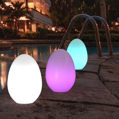 EGG Outdoor Garden LED RGB Solar Ball Light Solar charging IP65-Solar Garden-Dropli