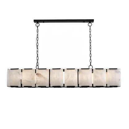 Florence Alabaster Pendant - Linear Black--CAFE Lighting & Living