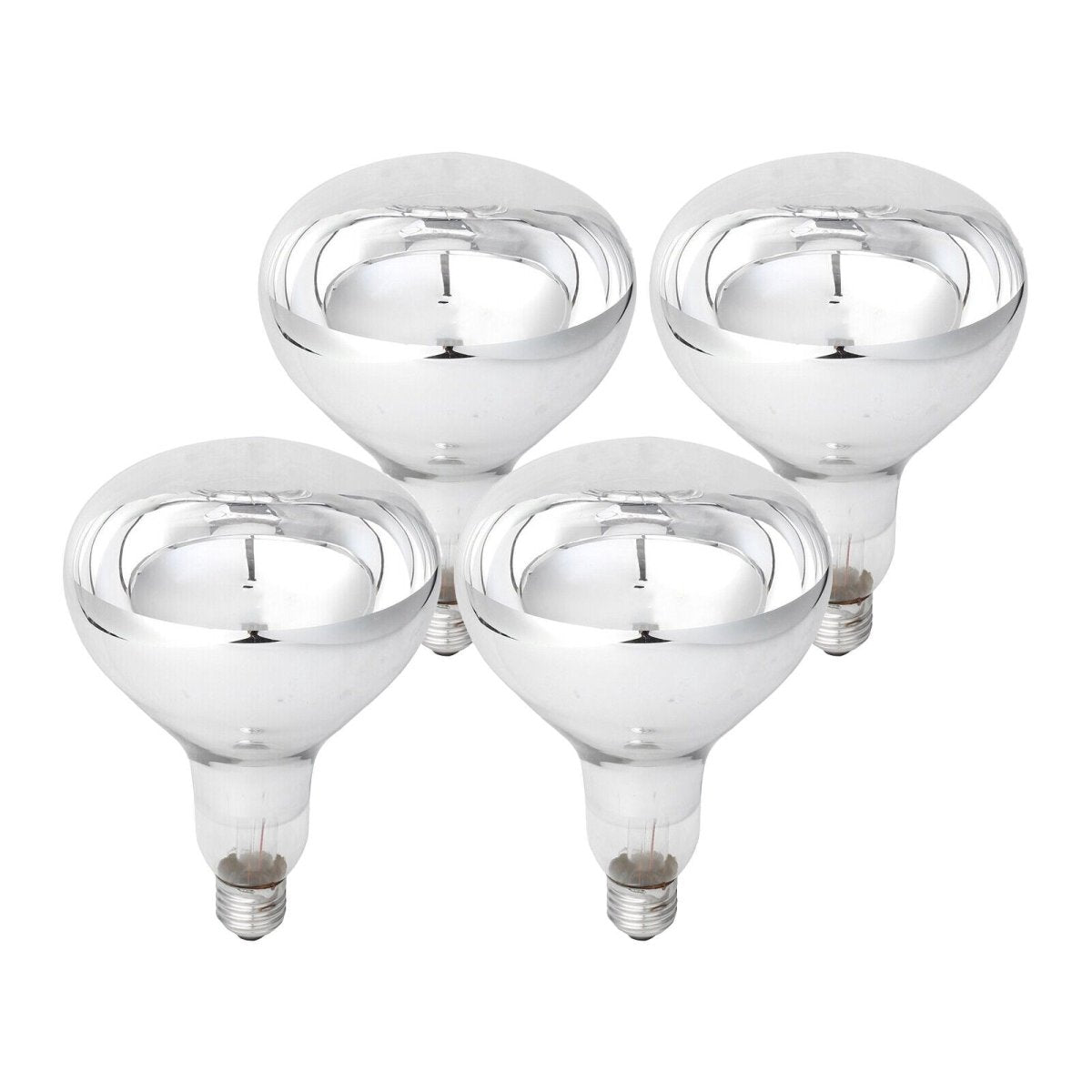 Four Pack 275W Heat Globe For IXL Bathroom Fittings Dropli, infra red heat lamp, four-pack-275w-heat-globe-for-ixl-bathroom-fittings