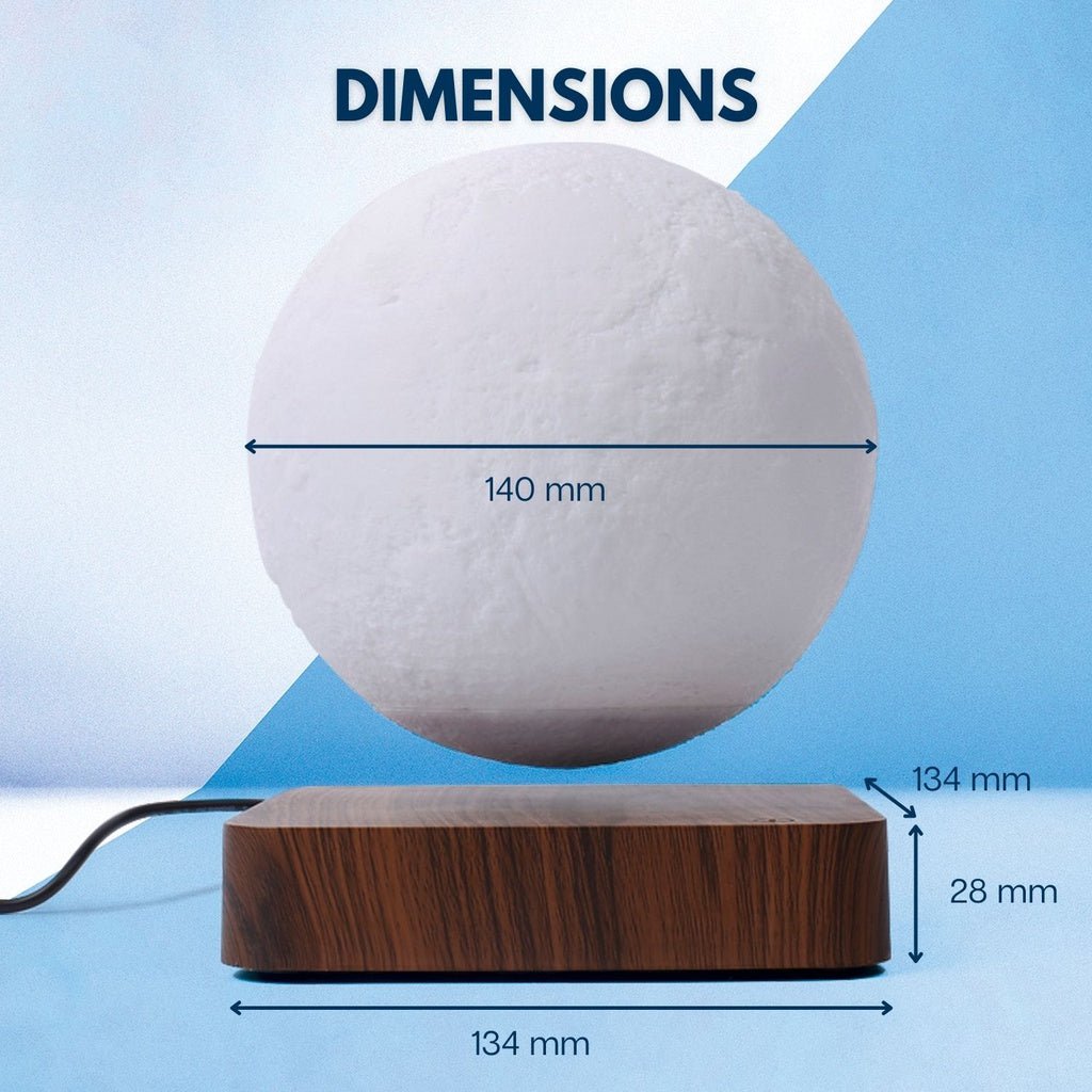 GOMINIMO Magnetic Levitating Moon Light Brown Base GO-MLP-101-HCNT-Home & Garden > Decor-Dropli