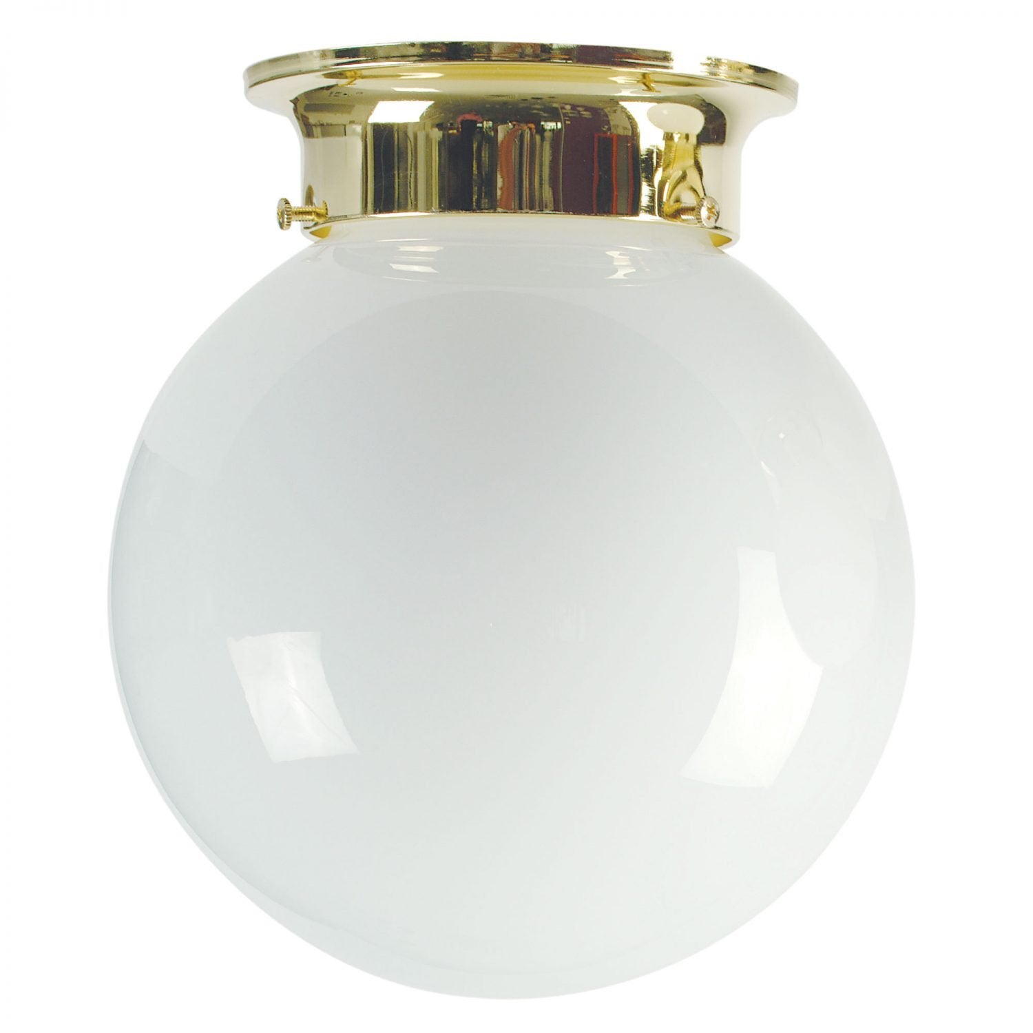 Jetball DIY Glass Ceiling Light 200mm Brass - OL2100/20BP-DIY Batten Fix Lights-Oriel Lighting