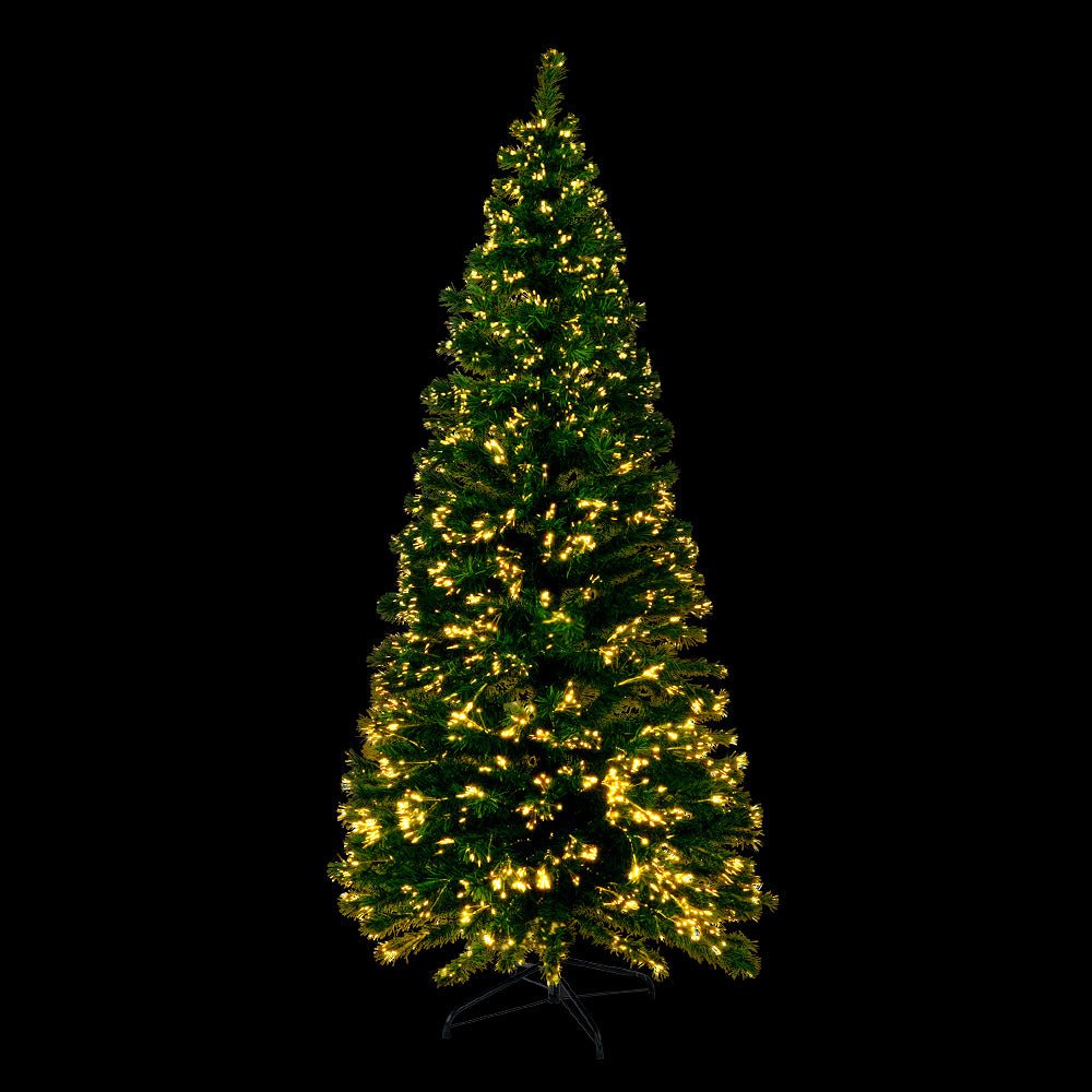 Christmas Tree 1.8M LED Xmas trees Optic Fibre Warm White-Occasions > Christmas-Dropli