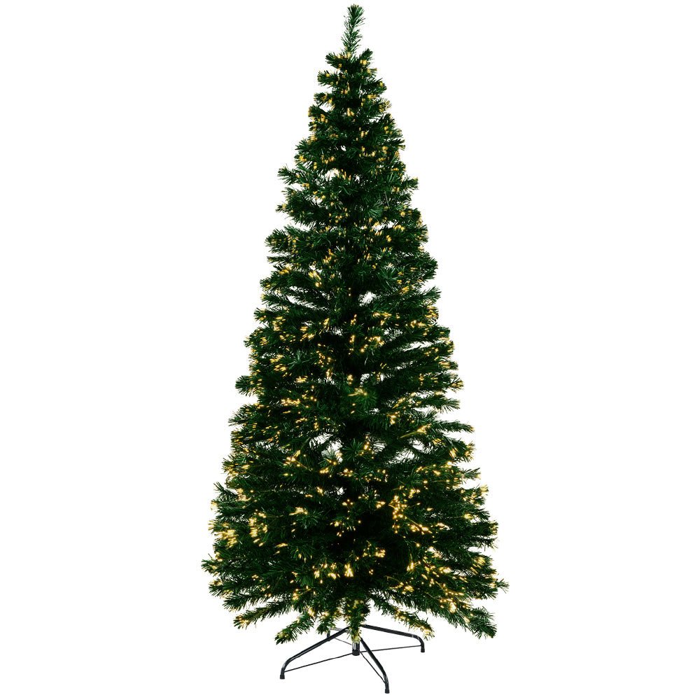 Christmas Tree 1.8M LED Xmas trees Optic Fibre Warm White-Occasions > Christmas-Dropli