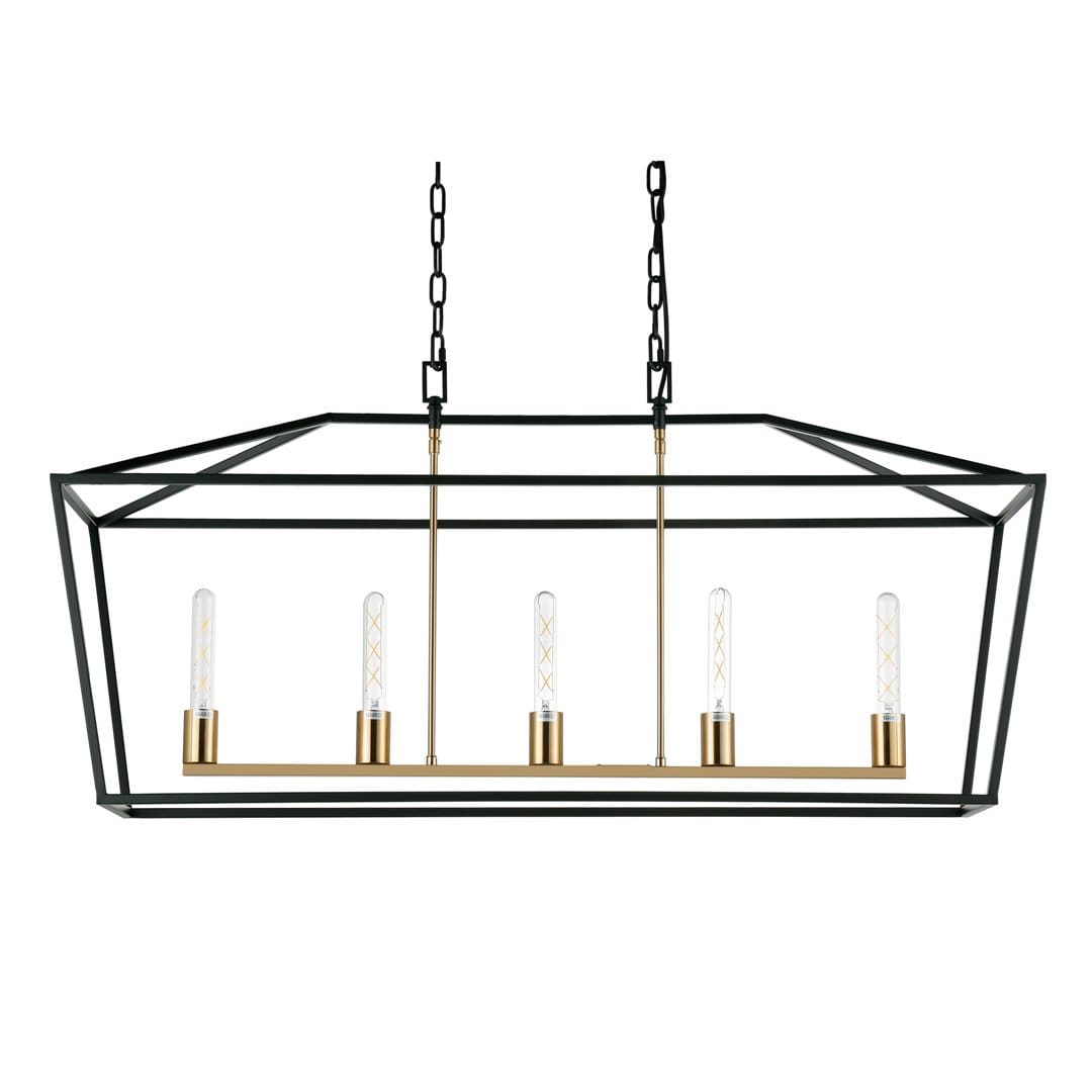 Le Mans Pendant - Large Black-Chandeliers-Cafe Lighting and Living