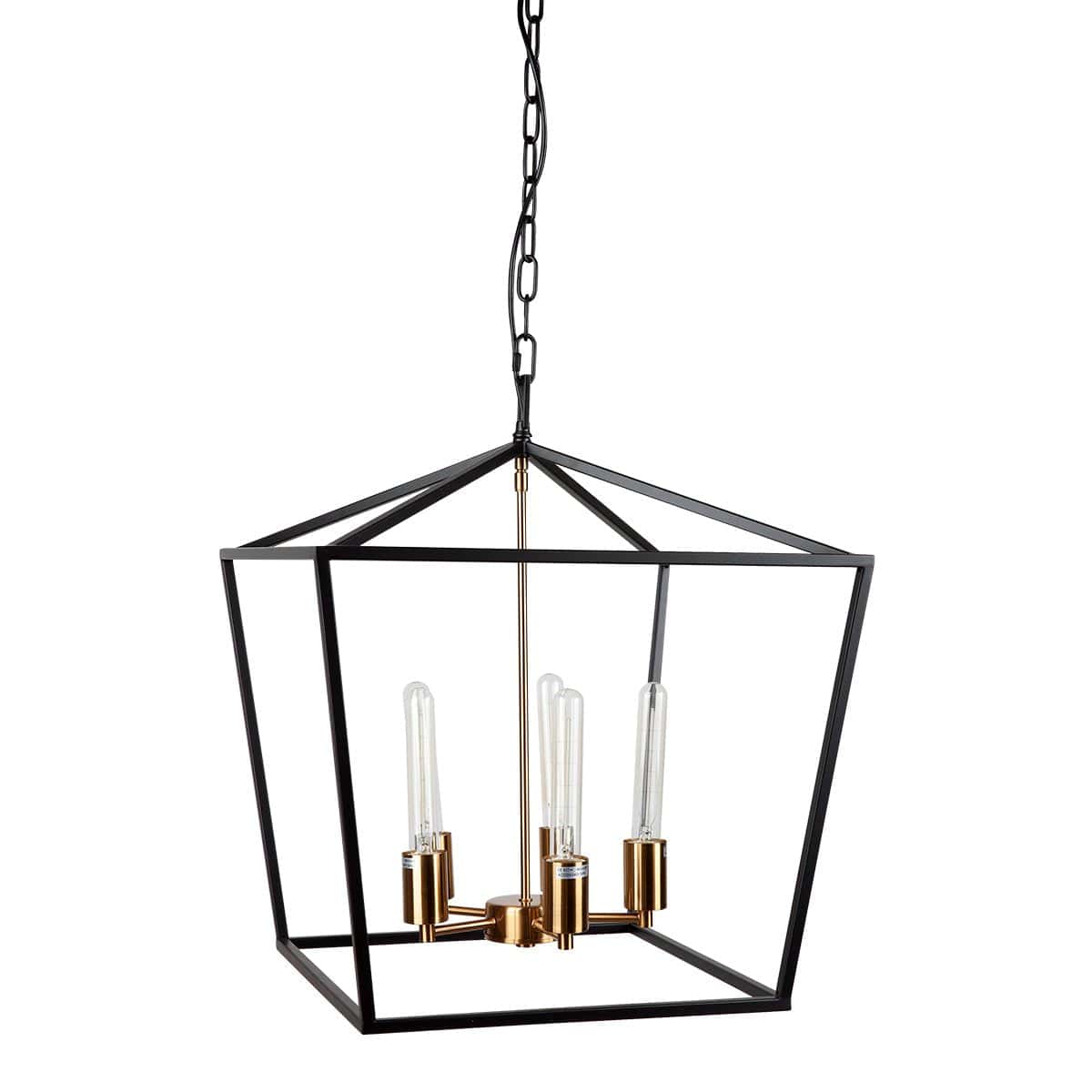 LE MANS MEDIUM Black Iron Pendant-Chandeliers-Cafe Lighting and Living