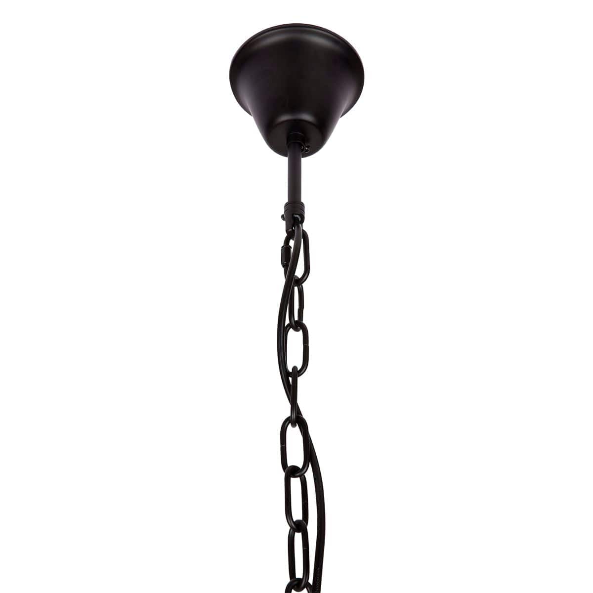 LE MANS MEDIUM Black Iron Pendant-Chandeliers-Cafe Lighting and Living