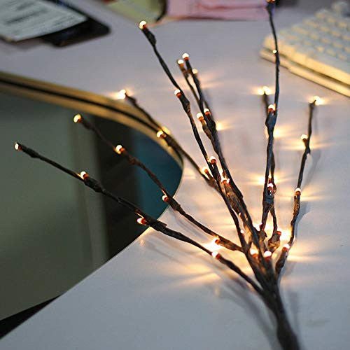 LED Light Bunch Stem - Warm White BATTERY fairy lights - 50cm high 20 bulbs/petals Dropli, Occasions > Lights, led-light-bunch-stem-warm-white-battery-fairy-lights-50cm-high-20-bulbs-petals