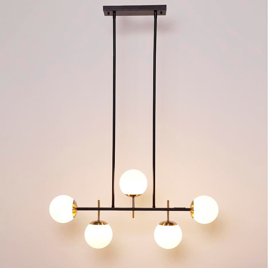 Maddox Linear Pendant-Chandeliers-Cafe Lighting and Living