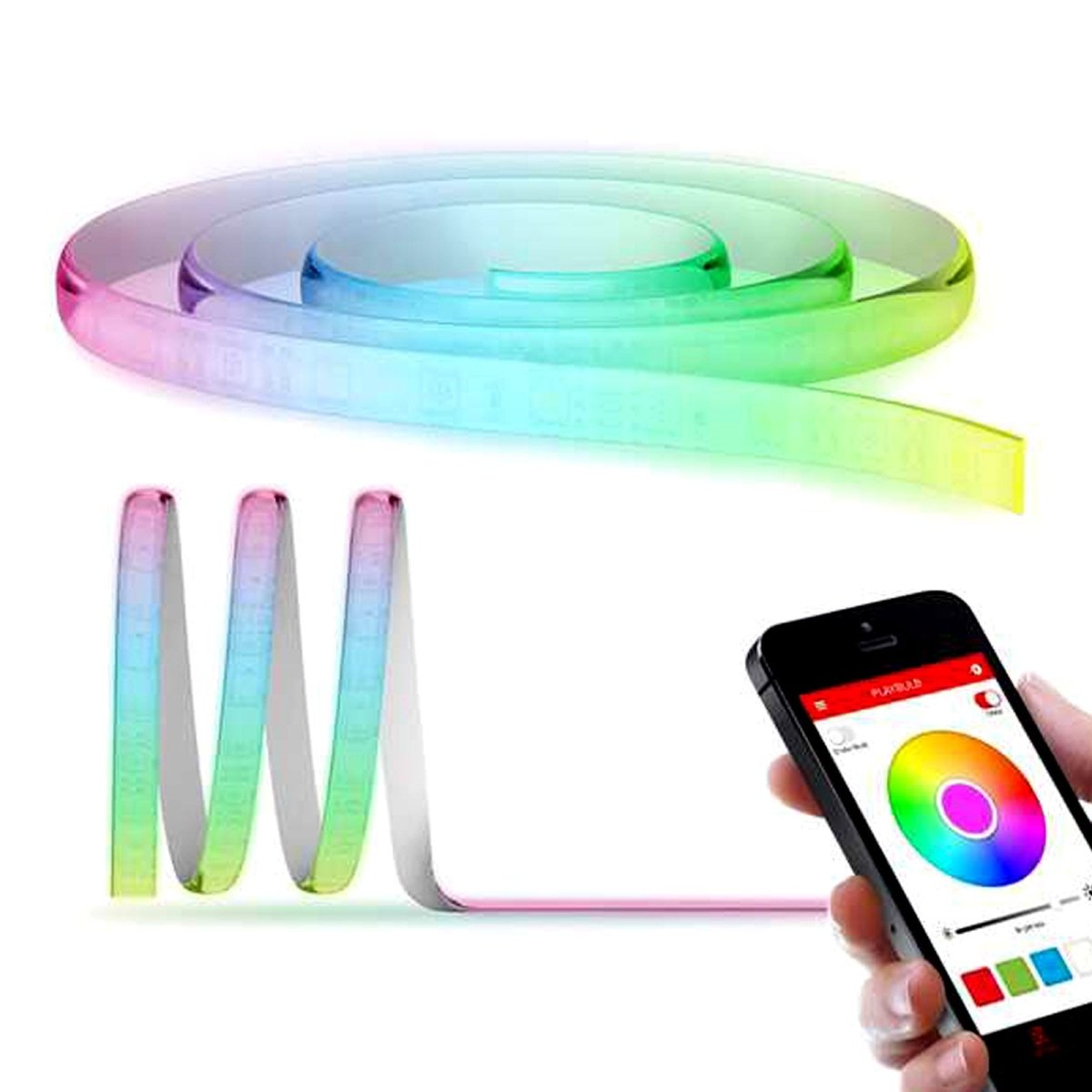 Mipow Playbulb Comet Smart Bluetooth LED Colour Light Strip Kit 2M-Occasions > Party Lights-Koala Lamps and Lighting