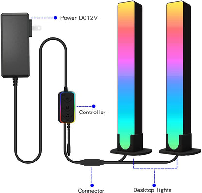 RGB Smart Music Sync LED Lamp with IR Remote and Smart APP Dropli, Electronics > Computer Accessories, v178-49392