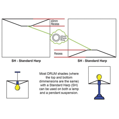 Oriel DRUM - Cotton Drum Shade Only Oriel, ACCESSORIES, oriel-drum-cotton-drum-shade-only-table-lamp-base-suspension-required