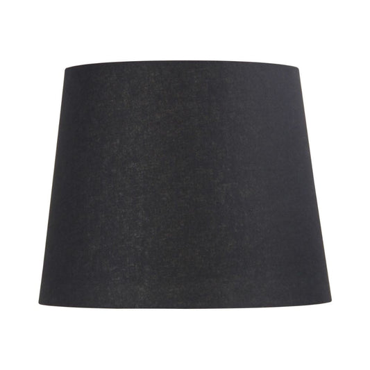 Oriel HARDBACK - 38cm Black Linen Hardback Shade Oriel, ACCESSORIES, oriel-hardback-38cm-black-linen-hardback-shade