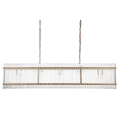 Paloma Pendant - Linear Brass-Pendant Light-Cafe Lighting and Living