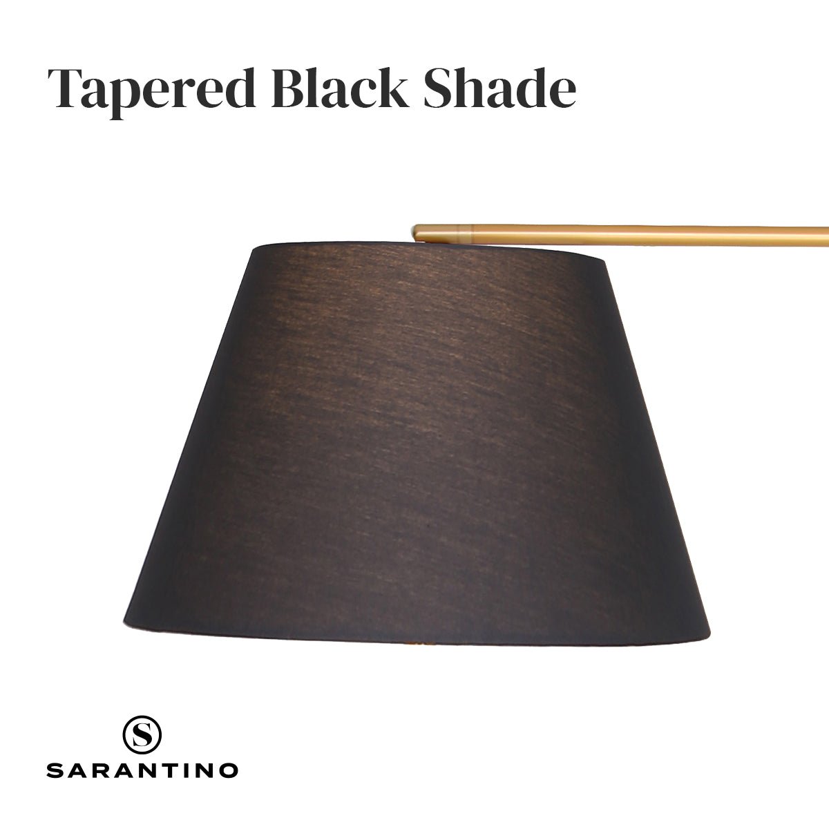 Sarantino Arc Floor Lamp with Empire Shade-Home & Garden > Lighting-Koala Lamps and Lighting