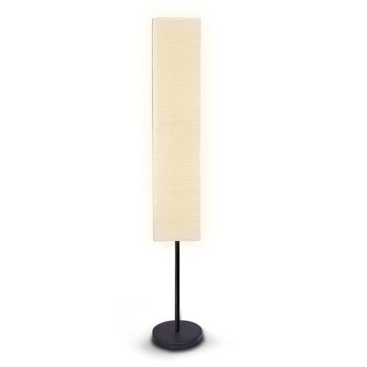 Sarantino Metal Floor Lamp with White Paper Wrinkle Shade Light Stand-Home & Garden > Lighting-Koala Lamps and Lighting