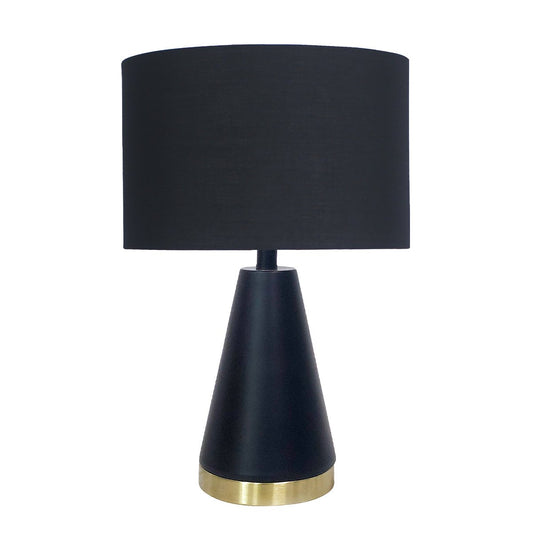 Sarantino Metal Table Lamp in Black and Gold-Home & Garden > Lighting-Koala Lamps and Lighting