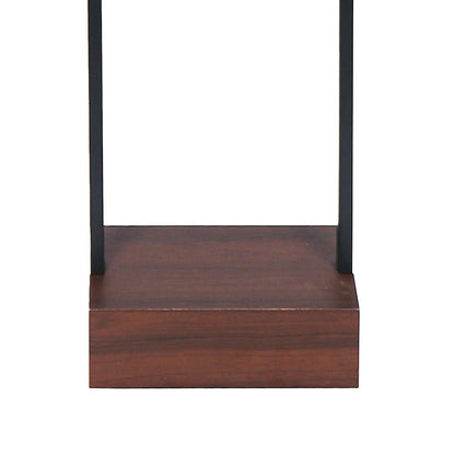 Sarantino Wood Floor Lamp in Cherry Finish-Home & Garden > Lighting-Koala Lamps and Lighting