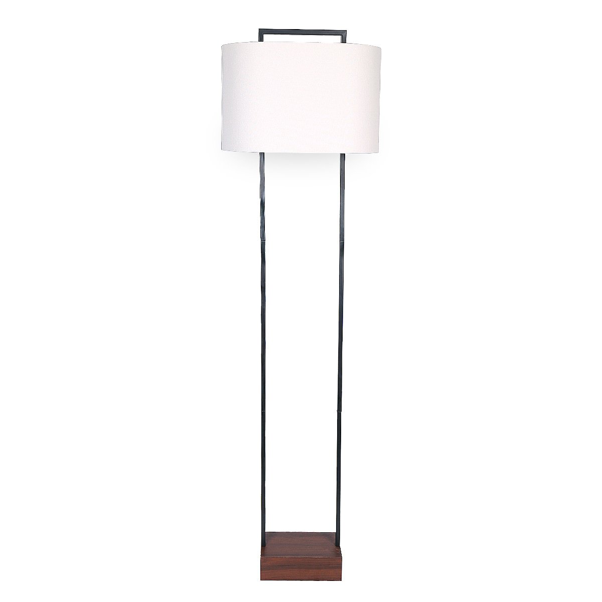 Sarantino Wood Floor Lamp in Cherry Finish-Home & Garden > Lighting-Koala Lamps and Lighting